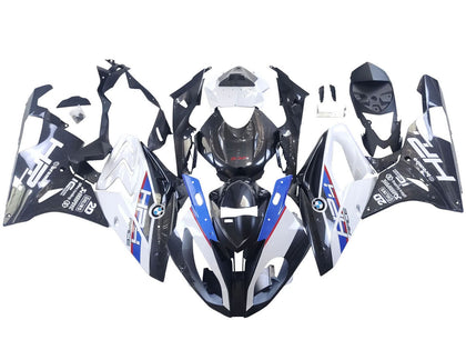 2015-2016 BMW S1000RR Black White Carbon Fiber Fairing Kit