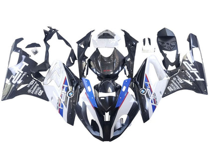 2015-2016 BMW S1000RR Black White Carbon Fiber Fairing Kit