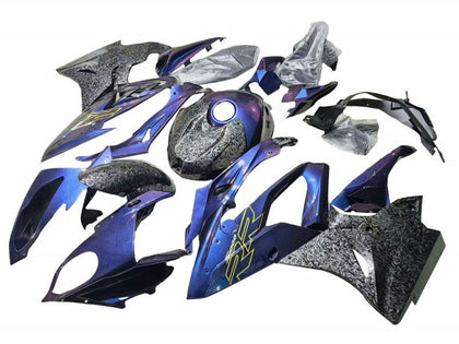 2015-2016 BMW S1000RR Gradient Puple Blue Forged Carbon Fiber Fairing Kit