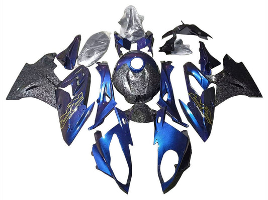 2015-2016 Gradient Puple Blue Forged Carbon Fiber BMW S1000RR Fairing Kit