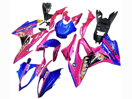 2015-2016 BMW S1000RR Pink Blue Shark Fairing Kit
