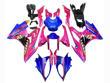 2015-2016 BMW S1000RR Pink Blue Shark Fairing Kit