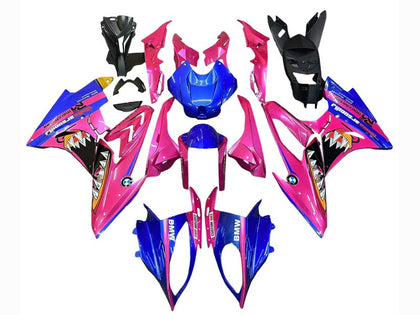 2015-2016 BMW S1000RR Pink Blue Shark Fairing Kit