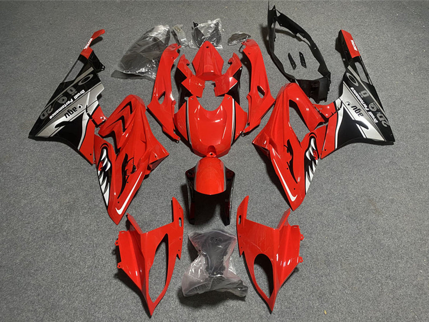 2015-2016 Red Grey Black BMW S1000RR Fairing Kit