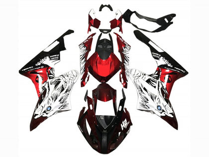 2015-2016 BMW S1000RR Red Black White Fairing Kit