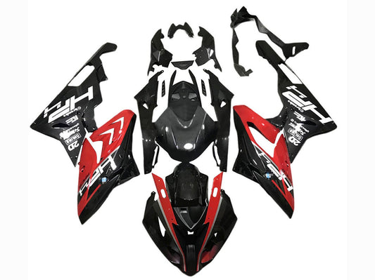 2015-2016 Black Red Carbon Fiber BMW S1000RR Fairing Kit