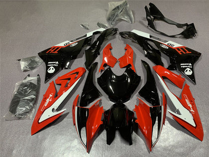 2015-2016 BMW S1000RR Black Red Fairing Kit