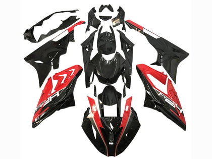 2015-2016 BMW S1000RR Glossy Black Red Fairing Kit