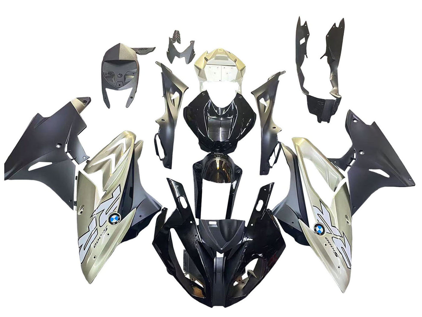 2015-2016 Silver Black BMW S1000RR Fairing Kit