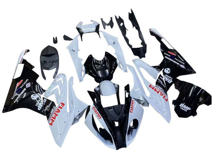 2015-2016 BMW S1000RR White Black Red Fiamm Fairing Kit