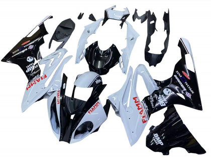 2015-2016 BMW S1000RR White Black Red Fiamm Fairing Kit