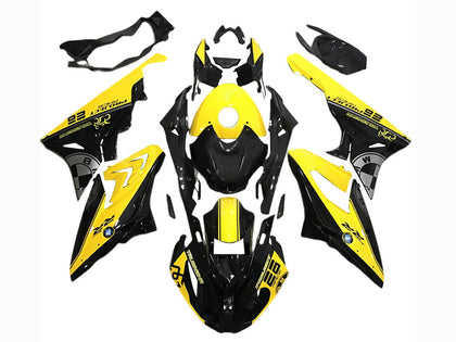 2015-2016 BMW S1000RR Yellow Black Fairing Kit