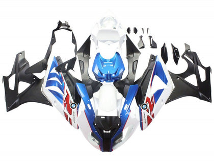 2009-2014 BMW S1000RR White Red Blue Fairing Kit