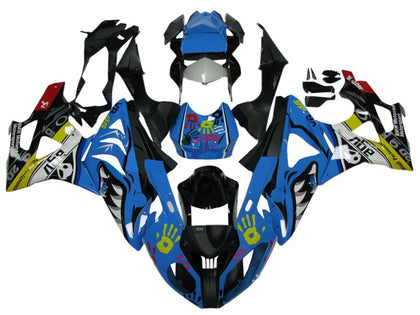 2009-2014 BMW S1000RR Blue Shark Fairing Kit