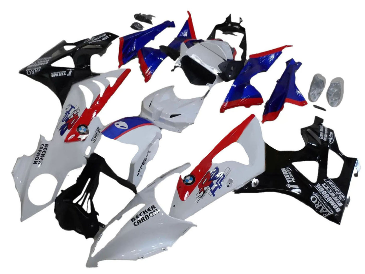 2009-2014 White Blue Red Black BMW S1000RR Fairing Kit