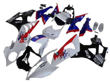 2009-2014 BMW S1000RR White Blue Red Black Fairing Kit