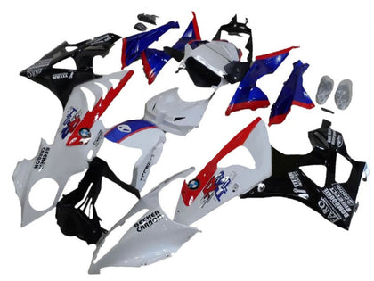2009-2014 BMW S1000RR White Blue Red Black Fairing Kit
