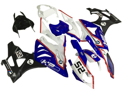 2009-2014 BMW S1000RR Blue Red White 25 Fairing Kit