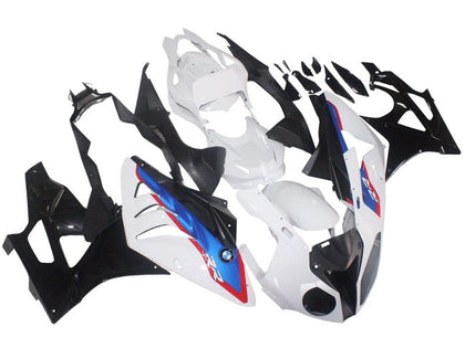 2009-2014 BMW S1000RR White Black Blue Fairing Kit