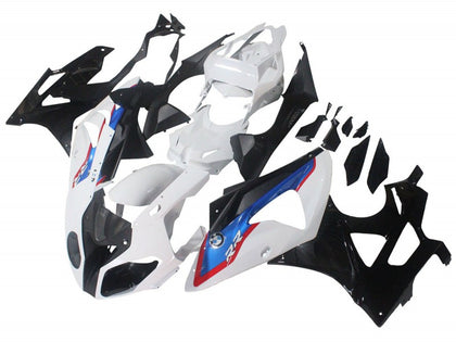 2009-2014 BMW S1000RR White Black Blue Fairing Kit