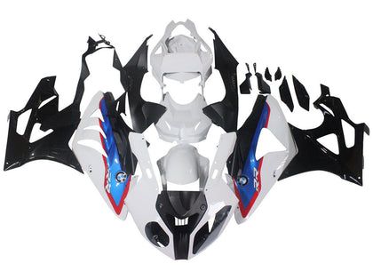 2009-2014 BMW S1000RR White Black Blue Fairing Kit