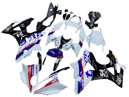 2009-2014 BMW S1000RR Blue White Black 54 Fairing Kit