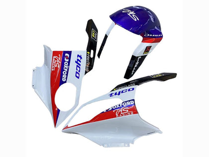 2009-2014 BMW S1000RR Blue White Black 54 Fairing Kit