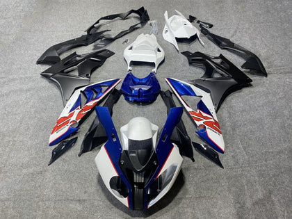 2009-2014 BMW S1000RR Blue White Black Fairing Kit