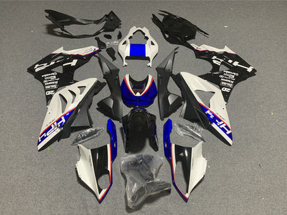 2009-2014 BMW S1000RR Blue White Black Ohlins Fairing Kit