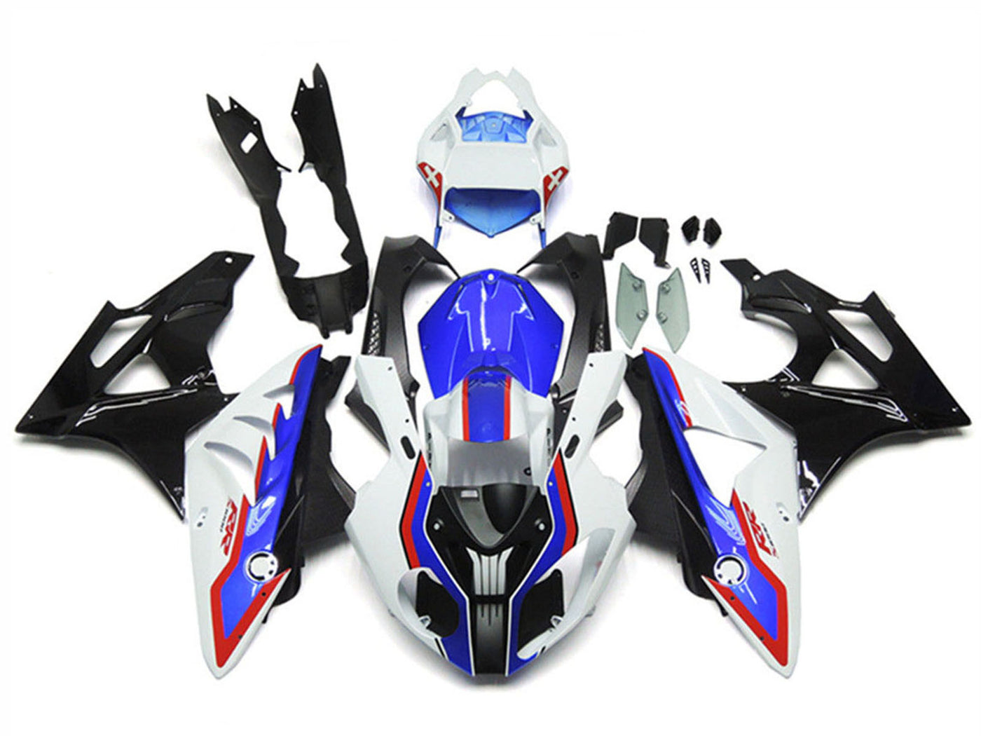 2009-2014 Blue White Red BMW S1000RR Fairing Kit