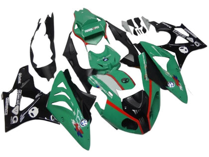 2009-2014 BMW S1000RR Green Red Black Fairing Kit