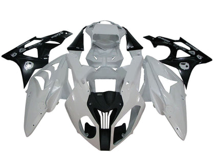 2009-2014 BMW S1000RR White Black Fairing Kit