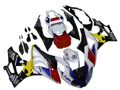 2009-2014 BMW S1000RR White Red Black Castrol Fairing Kit