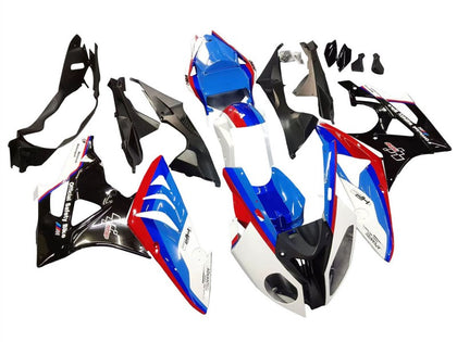 2009-2014 BMW S1000RR White Blue Red Fairing Kit