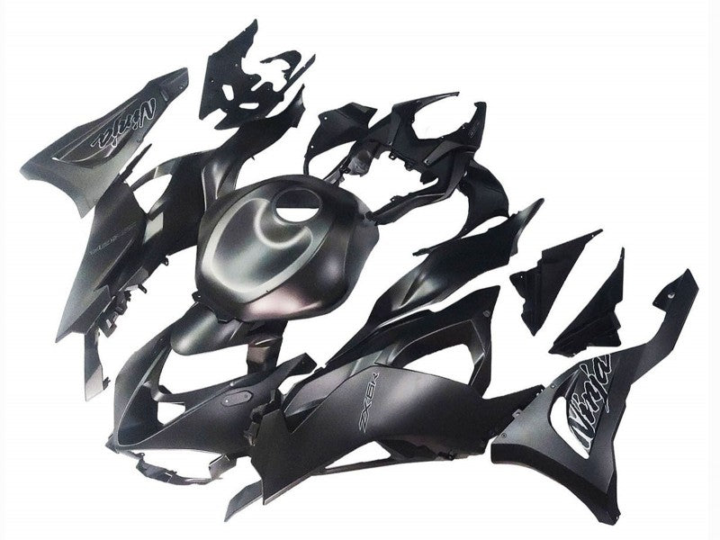 Purchase 2023-2025 Matte Black Kawasaki ZX6R Motorcycle Fairing UK