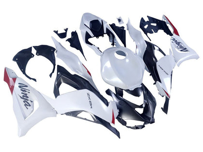 2023-2025 Kawasaki ZX-6R Pearl White Fairing Kit