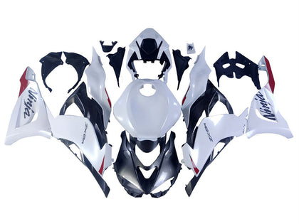 2023-2025 Kawasaki ZX-6R Pearl White Fairing Kit