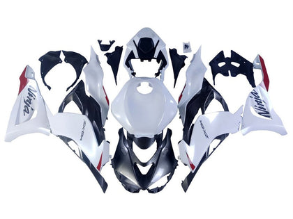 2023-2025 Kawasaki ZX-6R Pearl White Fairing Kit