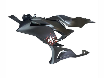 2023-2025 Kawasaki ZX-6R Black White with Flower Fairing Kit