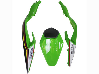 2023-2025 Kawasaki ZX-6R Black Green Red Ninja Dunlop Fairing Kit