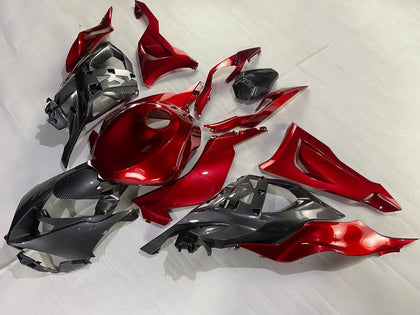 2023-2025 Kawasaki ZX-6R Red Carbon Fiber Fairing Kit