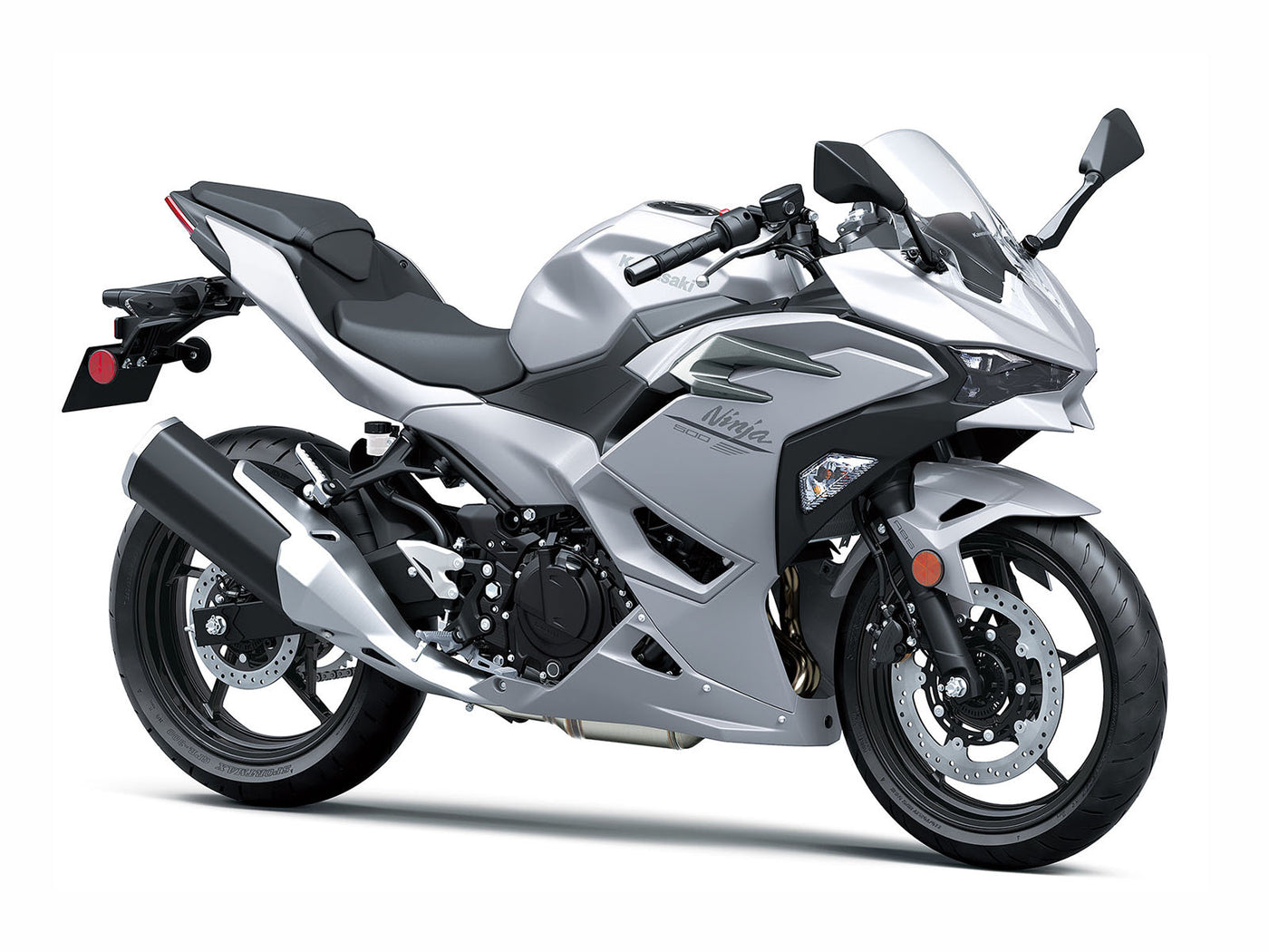 2024-2025 Metallic Silver Ninja Kawasaki Ninja 500 EX500R Fairing Kit