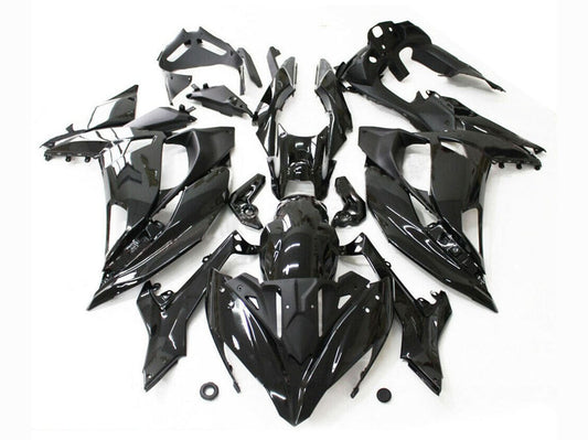 2017-2019 Glossy Black Kawasaki Ninja 650 EX650 Fairing Kit