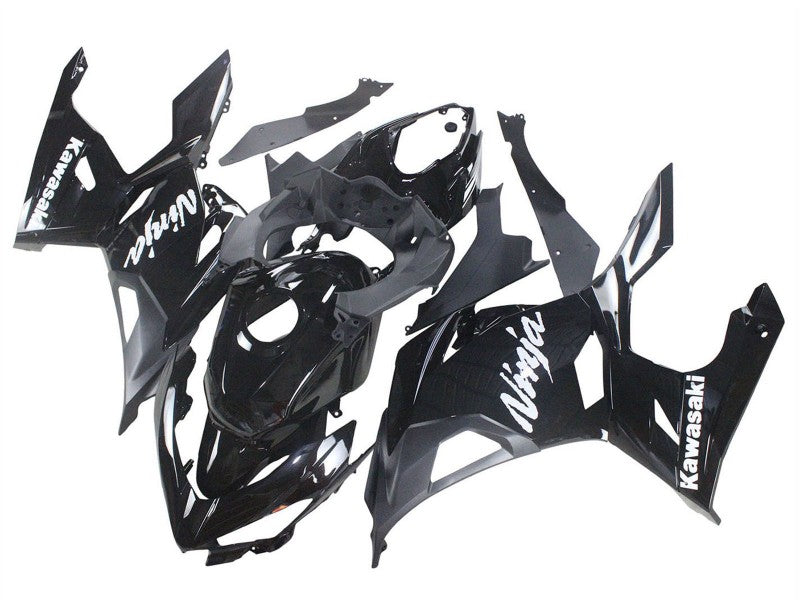 Purchase 2018-2024 Glossy Black Matte Black White Decals Kawasaki Ninja 400 Motorcycle Fairings UK