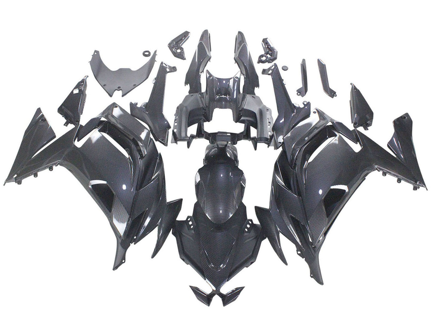 2020-2024 Carbon Fiber Carbon Fiber Kawasaki Ninja 650 EX650 Fairing Kit