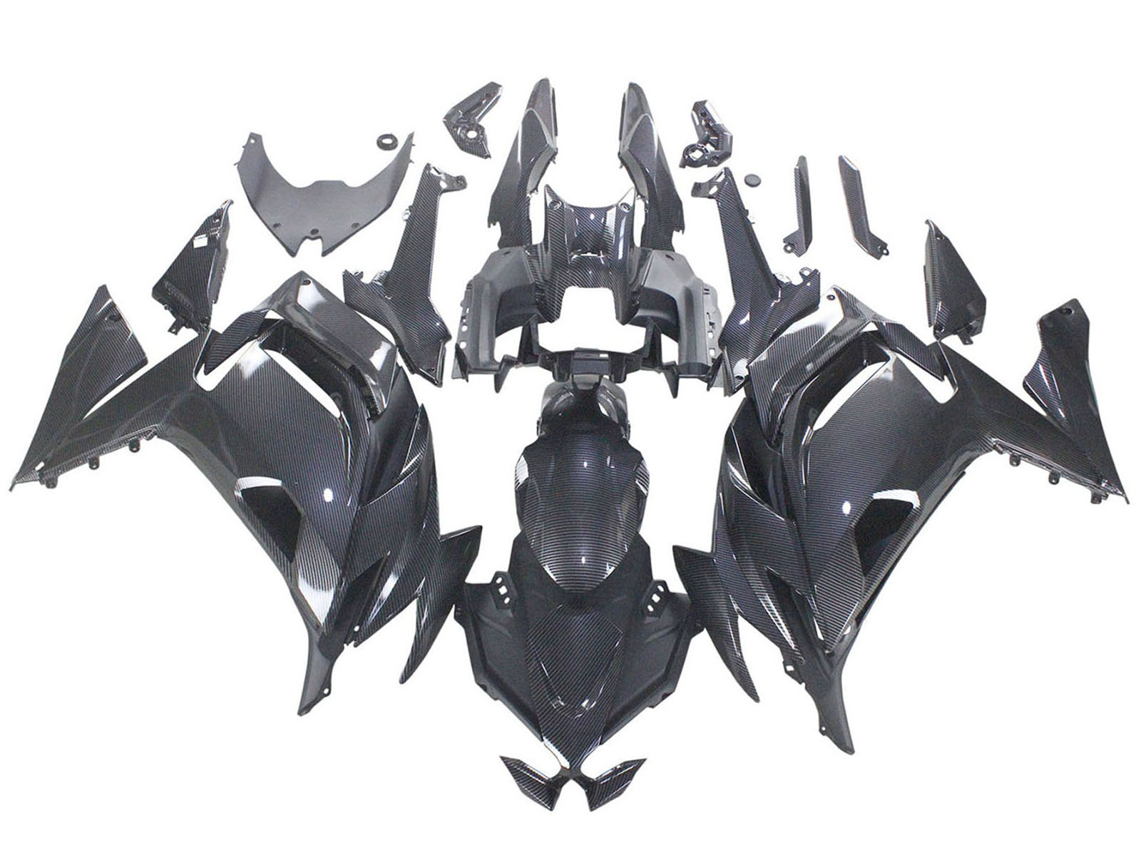 2020-2024 Carbon Fiber Carbon Fiber Kawasaki Ninja 650 EX650 Fairing Kit