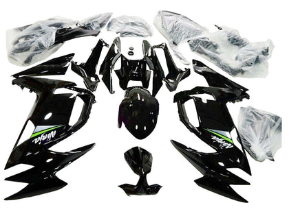2020-2024 Kawasaki Ninja-650 Glossy Black Ninja EX650 Fairing Kit