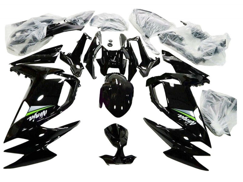 Purchase 2020-2025 Glossy Black Green Kawasaki Ninja 650 EX650 Motorcycle Fairings UK