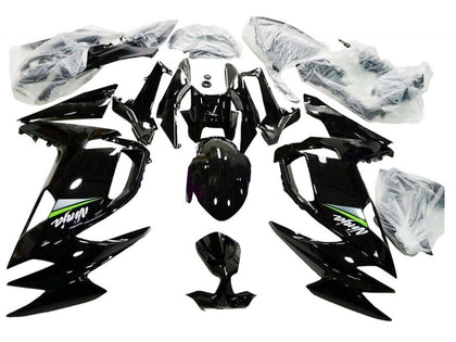 2020-2024 Kawasaki Ninja-650 Glossy Black Ninja EX650 Fairing Kit