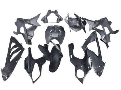 2009-2014 BMW S1000RR Glossy Black Matte Black Fairing Kit